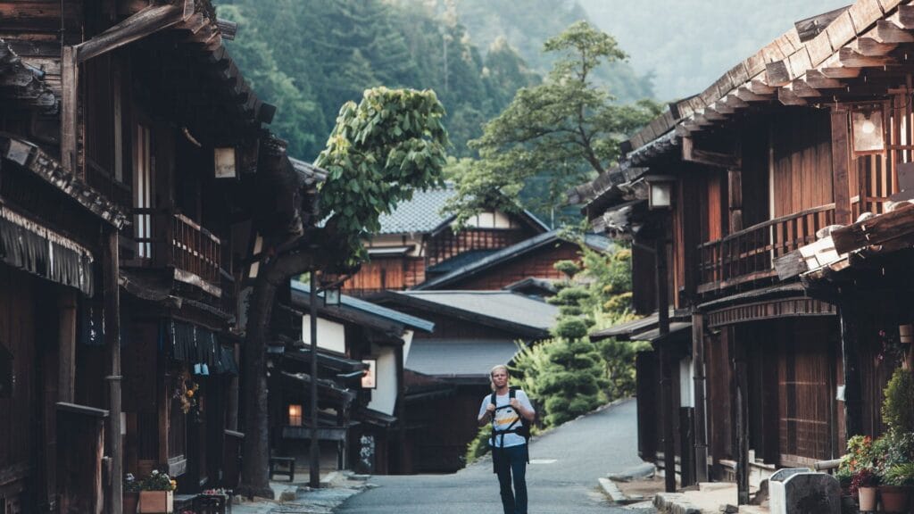 randonnée route du Nakasendo entre Magome et Tsumago voyage sur mesure Japon